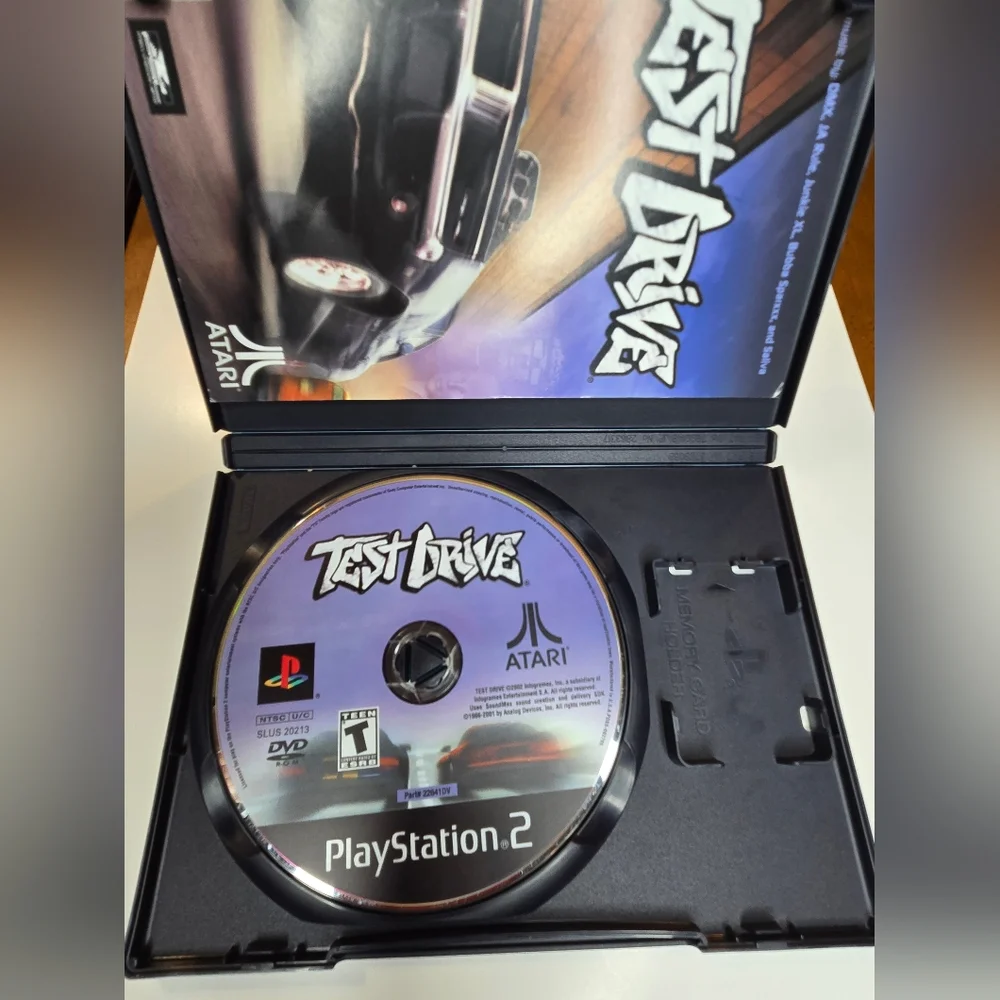 Test Drive Sony Ps2 - Black Complete In Box! Playstation 2 Game Tested Working